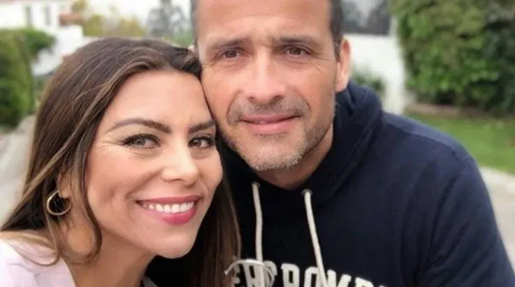 Marlene de la Fuente junto a Iván Núñez antes del quiebre por la infidelidad del periodista.