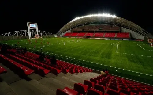 El Estadio Nicolás Chahuán de la Calera será el escenario de este partido a mitad de semana. (Foto: Agencia UNO)