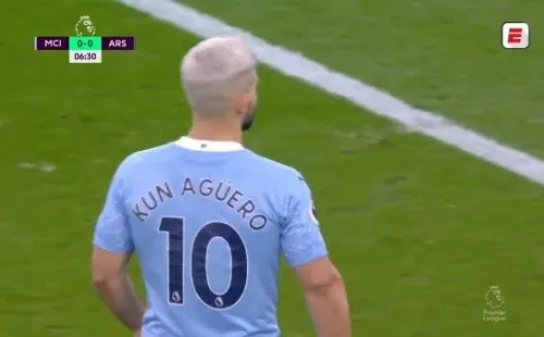 El Kun había vuelto a la cancha hace diez días, en el duelo del City ante Arsenal.