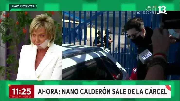 Raquel Argandoñanuevamente con lágrimas en los ojos por su hijo Nano Calderón.