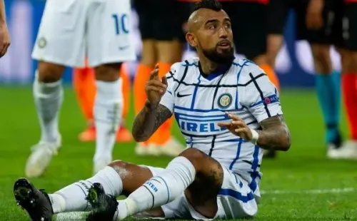 Arturo Vidal viene siendo constantemente titular en los nerazzurros, aunque no ha tenido buenas críticas de los medios italianos. (Foto: Getty)