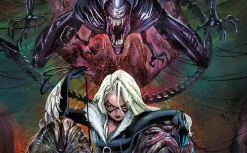 Black Cat#2 — Marvel vs. Alien por Peach Momoko