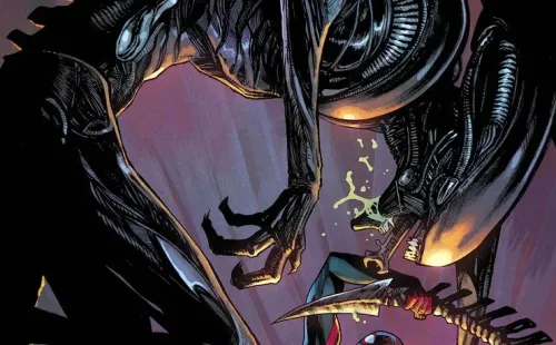 Miles Morales: Spider-Man#22 — Marvel vs. Alien por Valerio Schiti