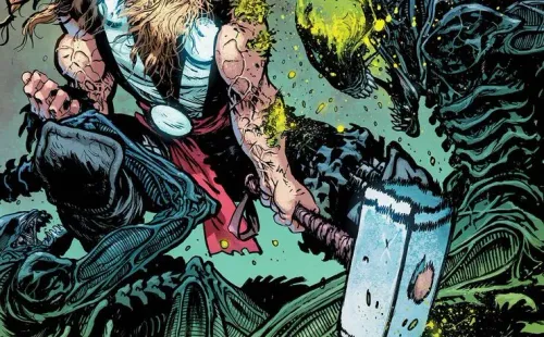 Thor#11 — Marvel vs. Alien por Daniel Warren Johnson