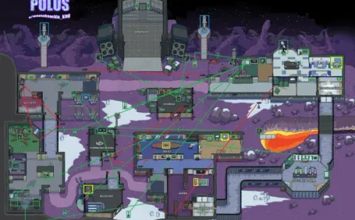 Mapa Polus de Among Us