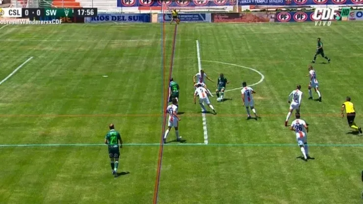 VAR anula gol de Wanderers en el Campeonato Nacional