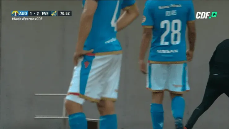 La silla quedó tirada en el piso.Foto: CDF