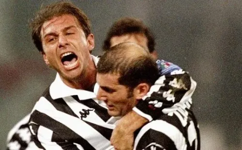 Conte y Zidane fueron compañeros en Juventus durante finales de los 90′. Ahora se miden por primera vez como técnicos. Foto: Getty Images