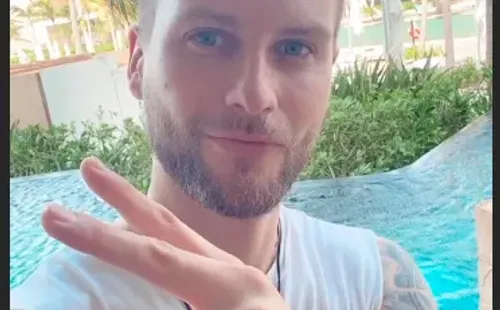 La imagen que Jean Philippe Cretton compartió desde sus vacaciones con Pamela Díaz.