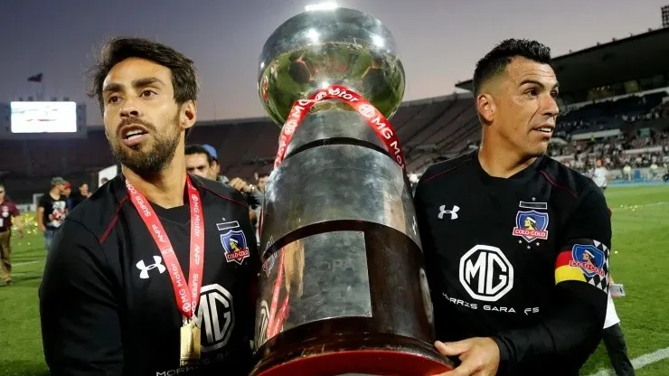 Jorge Valdivia y Esteban Paredes en Colo Colo
