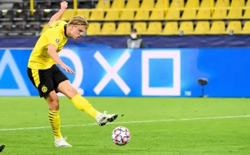 Erling Haaland viene dulce en su faceta goleadora y los récords no le faltan en la previa de este encuentro. (Foto: Getty)