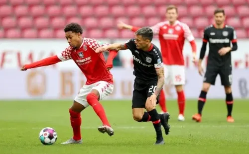 El último partido de Charles Aránguiz fue ante el Mainz 05 el 17 de octubre pasado. Desde entonces, ha estado con problemas físicos. Foto: Getty Images