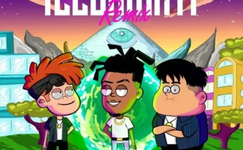 La portada de “Illuminati Remix”, de Kidd Tetoon, Ozuna y Diego Smith.