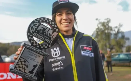 La chilena participará en la categoría Open 2 tiempos en una moto Fantic 125.