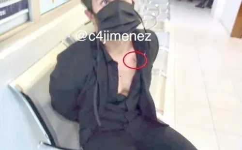 El ex de Danna Paola, Eleazar Gómez, detenido a la espera de ser procesado.