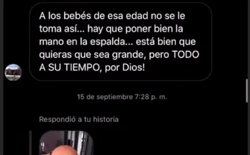 El acoso que recibe Lisandra Silva de parte de una usuaria en Instagram.(5)