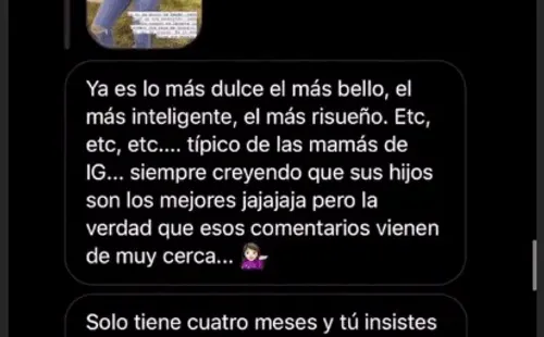 El acoso que recibe Lisandra Silva de parte de una usuaria en Instagram.(6)