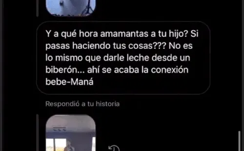 El acoso que recibe Lisandra Silva de parte de una usuaria en Instagram.(7)