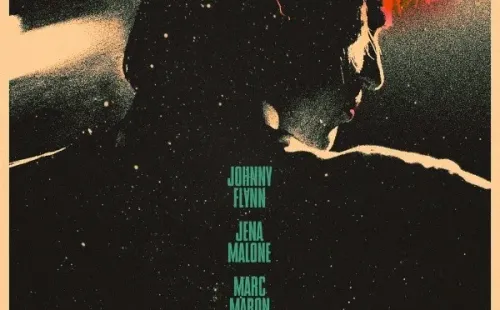 El afiche oficial de “Stardust”, la biopic sobre David Bowie.