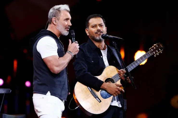 El humorista Pedro Ruminot, incluso, estuvo en el escenario de la Quinta Vergara junto a Marcelo Barticciotto en su rutina en el Festival de Viña 2020. | Foto: Agencia Uno.