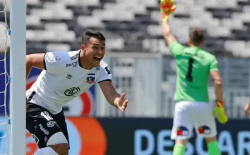 Iván Morales anotó el gol del primer triunfo de Colo Colo en los últimos nueve partidos. Foto: Agencia Uno