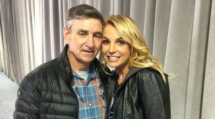 James Spears junto a su hija y cantante pop, Britney Spears.
