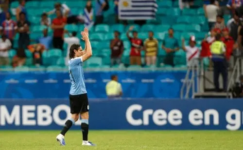 Edinson Cavani vuelve a Uruguay tras perderse los primeros dos partidos y viene dulce tras marcar su primer gol en Manchester United. (Foto: Getty)