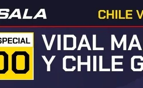 ¿Crees que Arturo Vidal marca un gol ante Perú? Juega con Betsala en el Clásico del Pacífico. | Foto: Betsala.