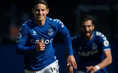 James encontró un nuevo aire en la Liga Premier junto al Everton.