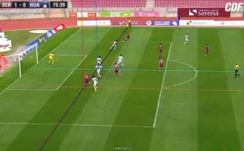 Esta fue la imagen que usó el VAR para anular el gol de Chupete