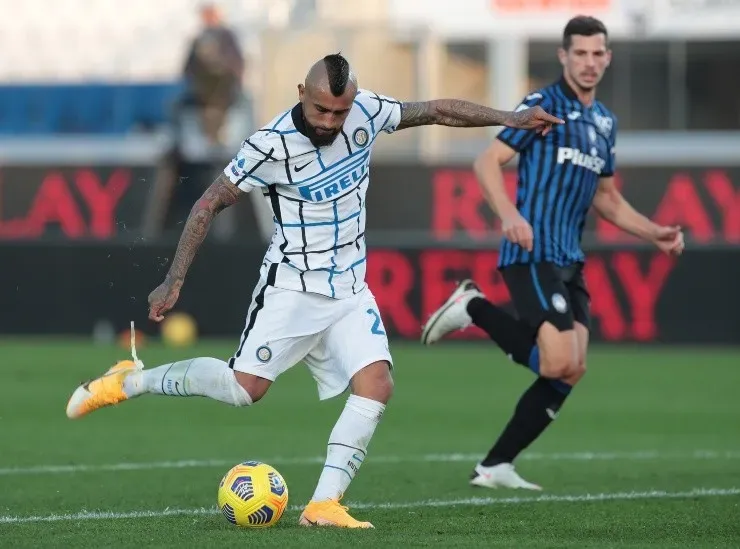 Arturo Vidal actualmente juega en el Inter de Milán de la Serie A italiana, tras un paso por el Barcelona. | Foto: Getty Images.