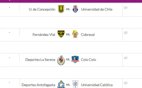 Próxima fecha del Campeonato Femenino. (Jornada 4)