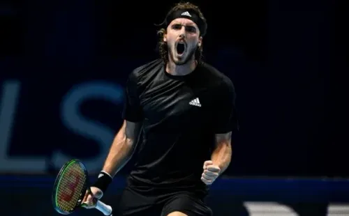 Stefanos Tsitsipas viene de vencer a Andrey Rublev. Foto: Getty.