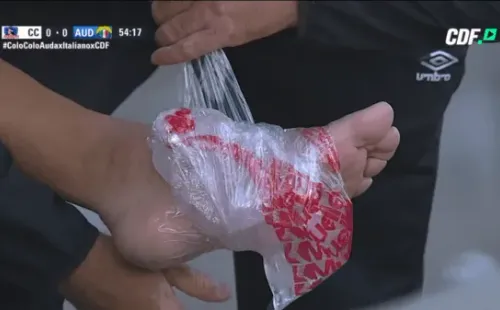 Paredes se lesionó en Colo Colo contra Audax Italiano.