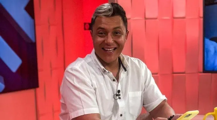 Sergio Rojas en el set de “Me Late”, que algunas vez compartió con Cecilia Gutiérrez.