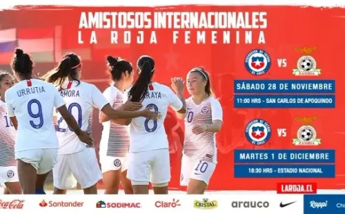 La selección chilena femenina enfrentará a Zambia.