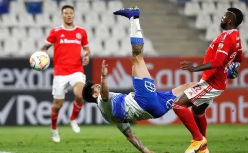 Inter cayó en su último partido por Libertadores con Universidad Católica en Santiago. (Foto: Getty)