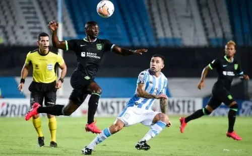 Eugenio Mena también estará en el once titular de Sebastián Beccacece en Racing para enfrentar a Flamengo. Foto: Getty Images