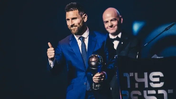Lionel Messi en los premios The Best 2020 de la FIFA