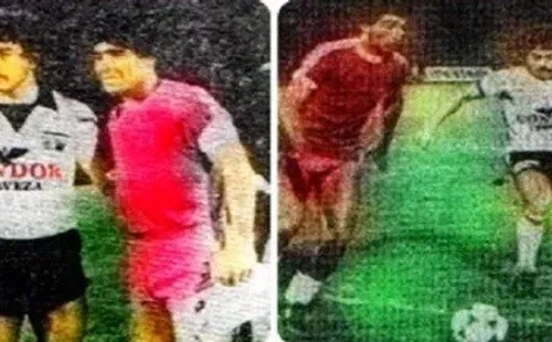 El primer partido que disputó Maradona en Chile fue el 11 de marzo de 1980