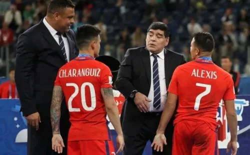 Maradona, el Fenómeno, el Príncipe y el Niño Maravilla.