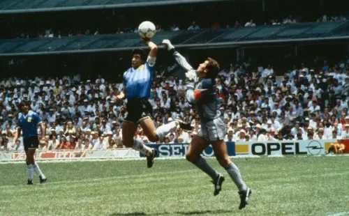 La mítica “Mano de Dios” de Diego Maradona ante Inglaterra