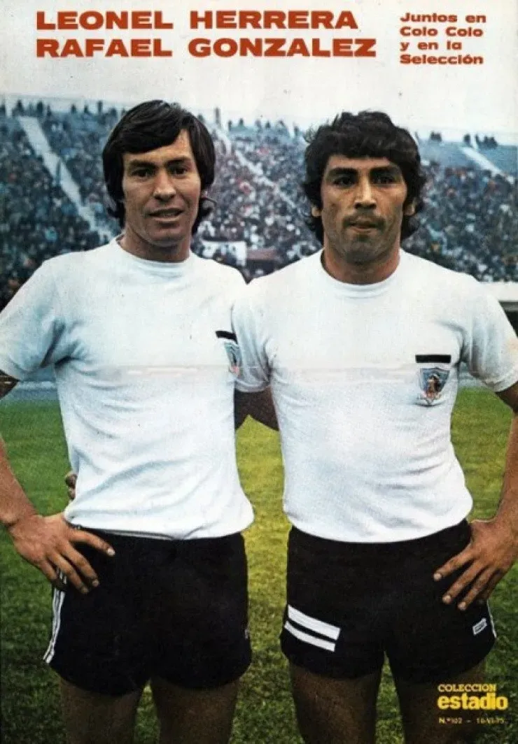 Leonel Herrera y Rafael González en Colo Colo