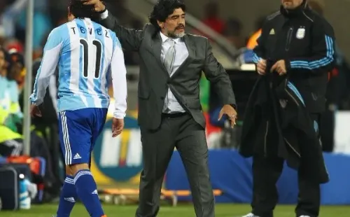 Tévez y Maradona compartieron una amistad muy especial.