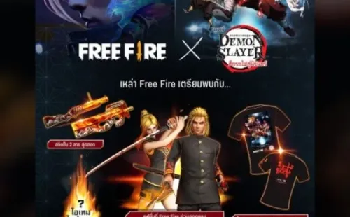 Free Fire x Kimetsu no Yaiba