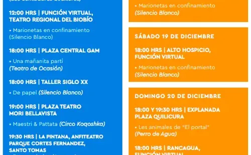 La programación de FAMFEST 2020.(2)