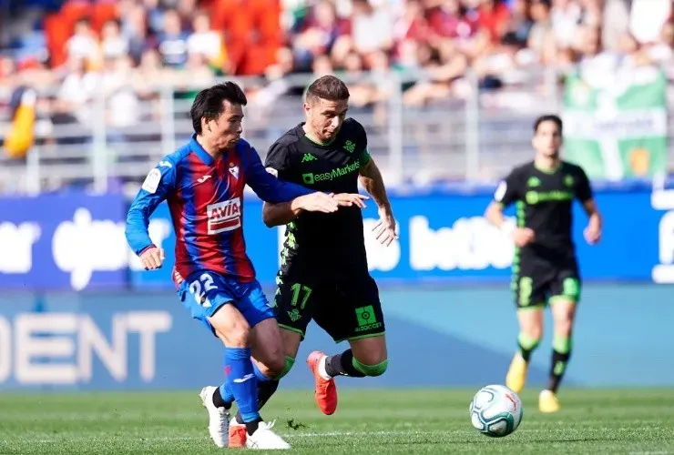 El último enfrentamiento entre Real Betis y Eibar concluyó con empate a 1-1. (Foto: Getty)