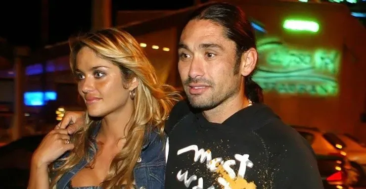 Kenita Larraín y Marcelo Ríos