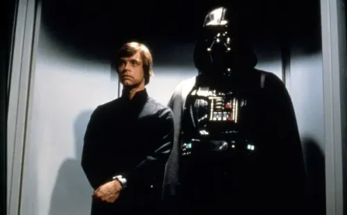 Dave Prowse y Luke Skywalker