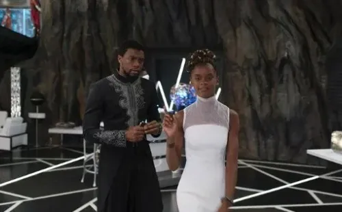 El rey T'Challa y Shuri